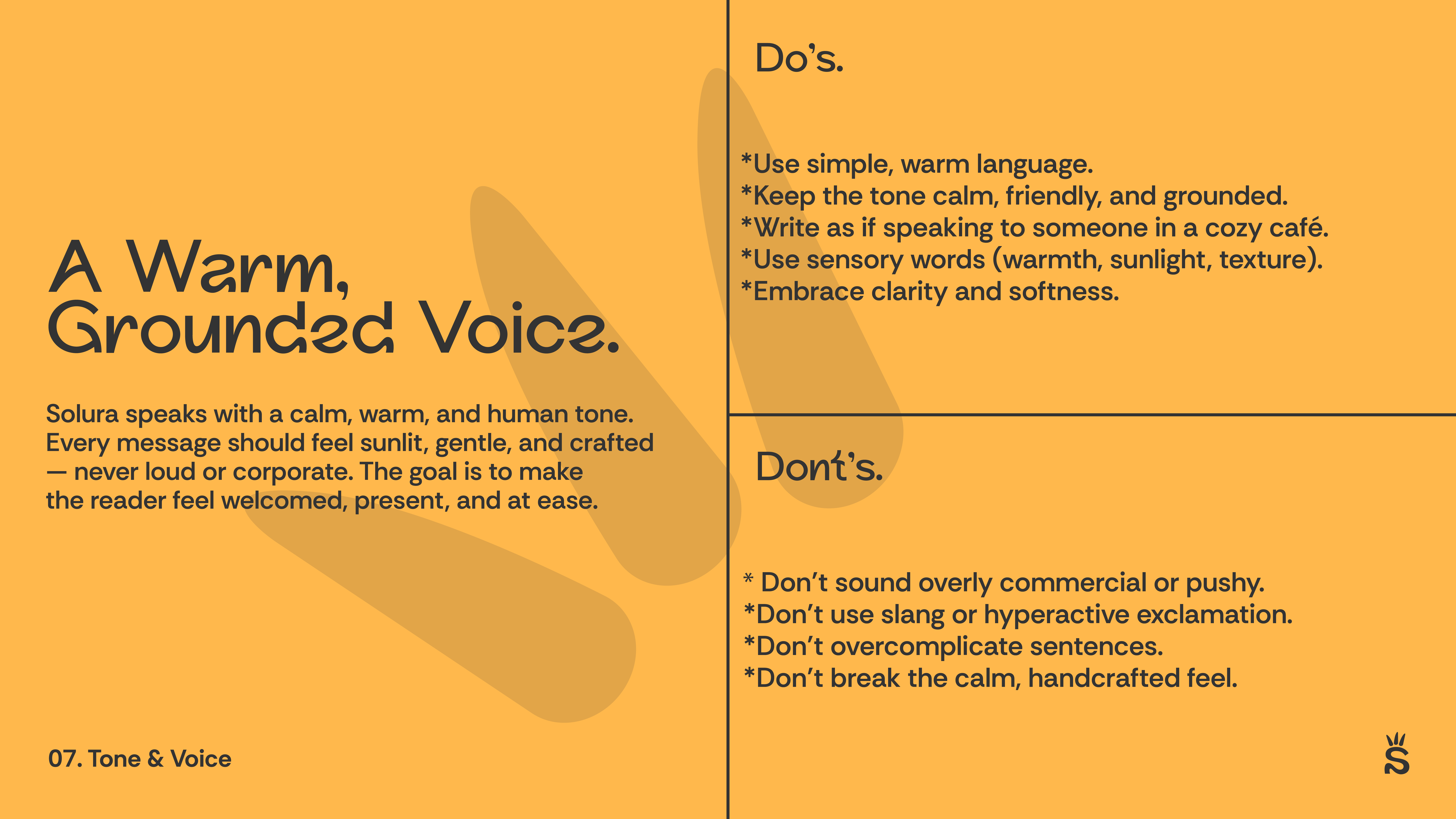 Solura Brand Guidelines Page 9